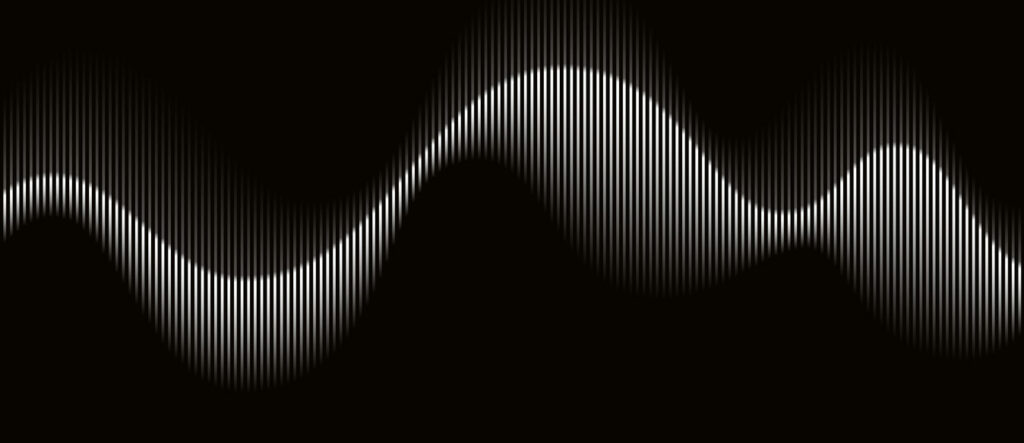 Abstract black and white image.